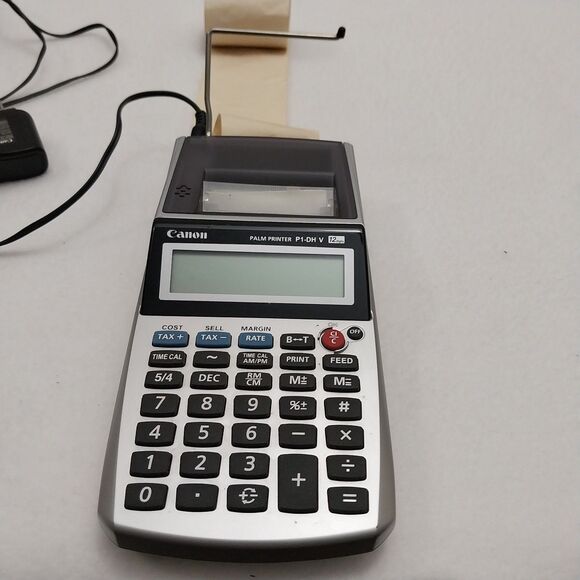 Canon Palm Printer P1-DH V 12 Digits Adding Machine #X20 - Picture 5 of 12